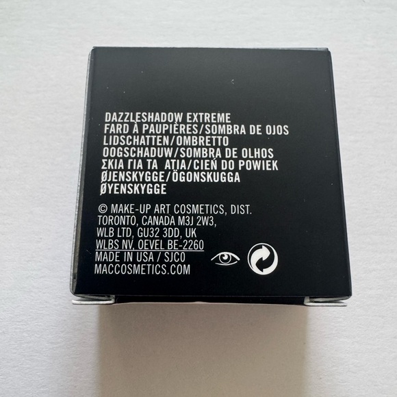 NEW MAC Cosmetics Dazzleshadow Extreme Kiss of Klimt Eyeshadow Gold Shimmer - Picture 2 of 6